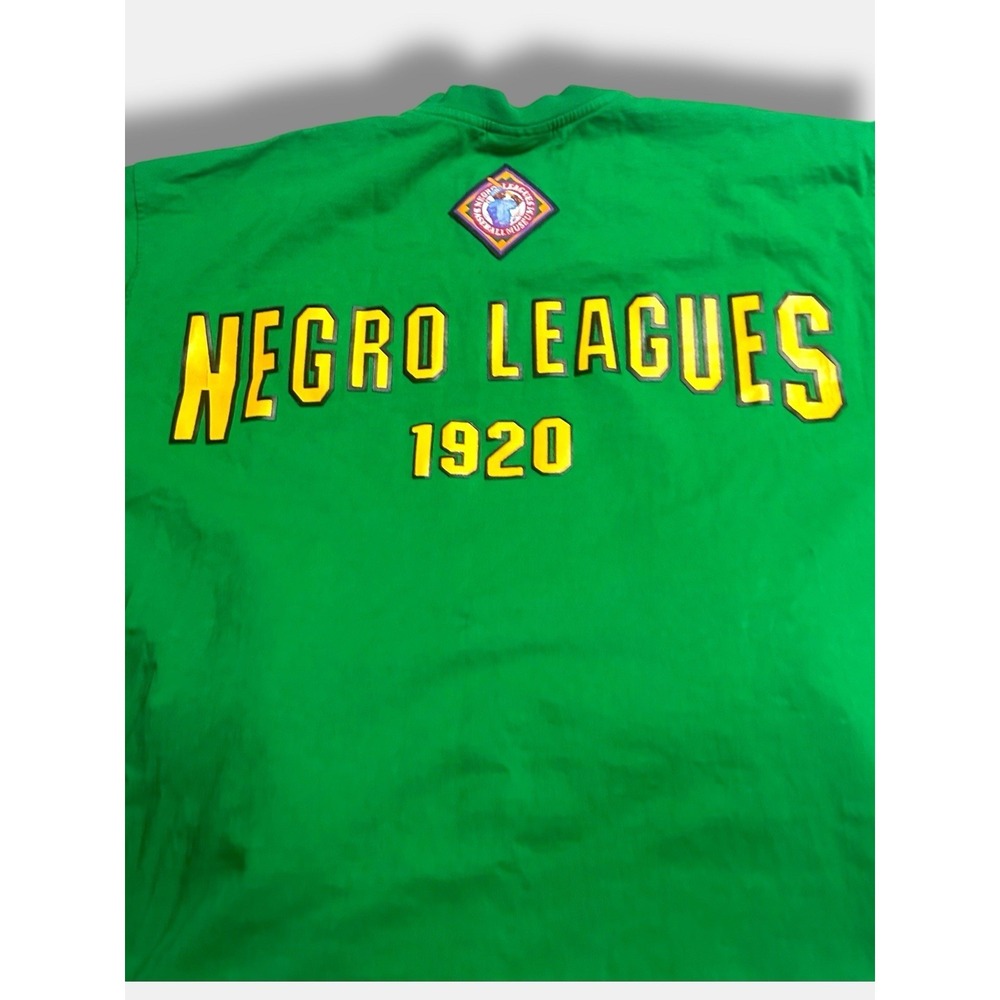 Negro Leagues 1920 Museum Graphic T Shirt XL Green Patch Streetwear - Picture 2 of 13